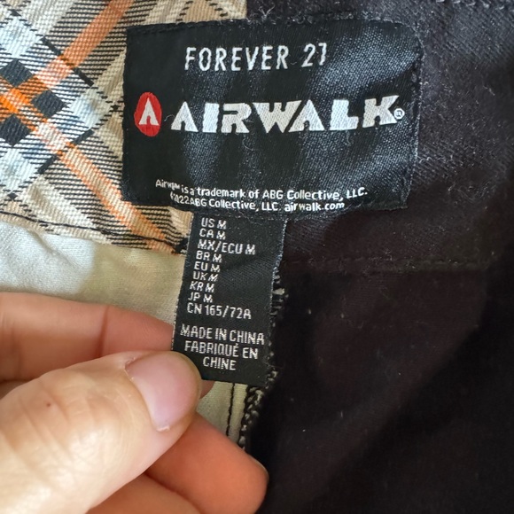 Midrise Airwalk x Forever 21 Colorblock Plaid Pants - Picture 4 of 6